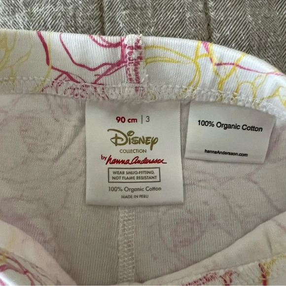 Hanna Andersson Disney Princess Pajamas, Size 3 - Picture 5 of 7